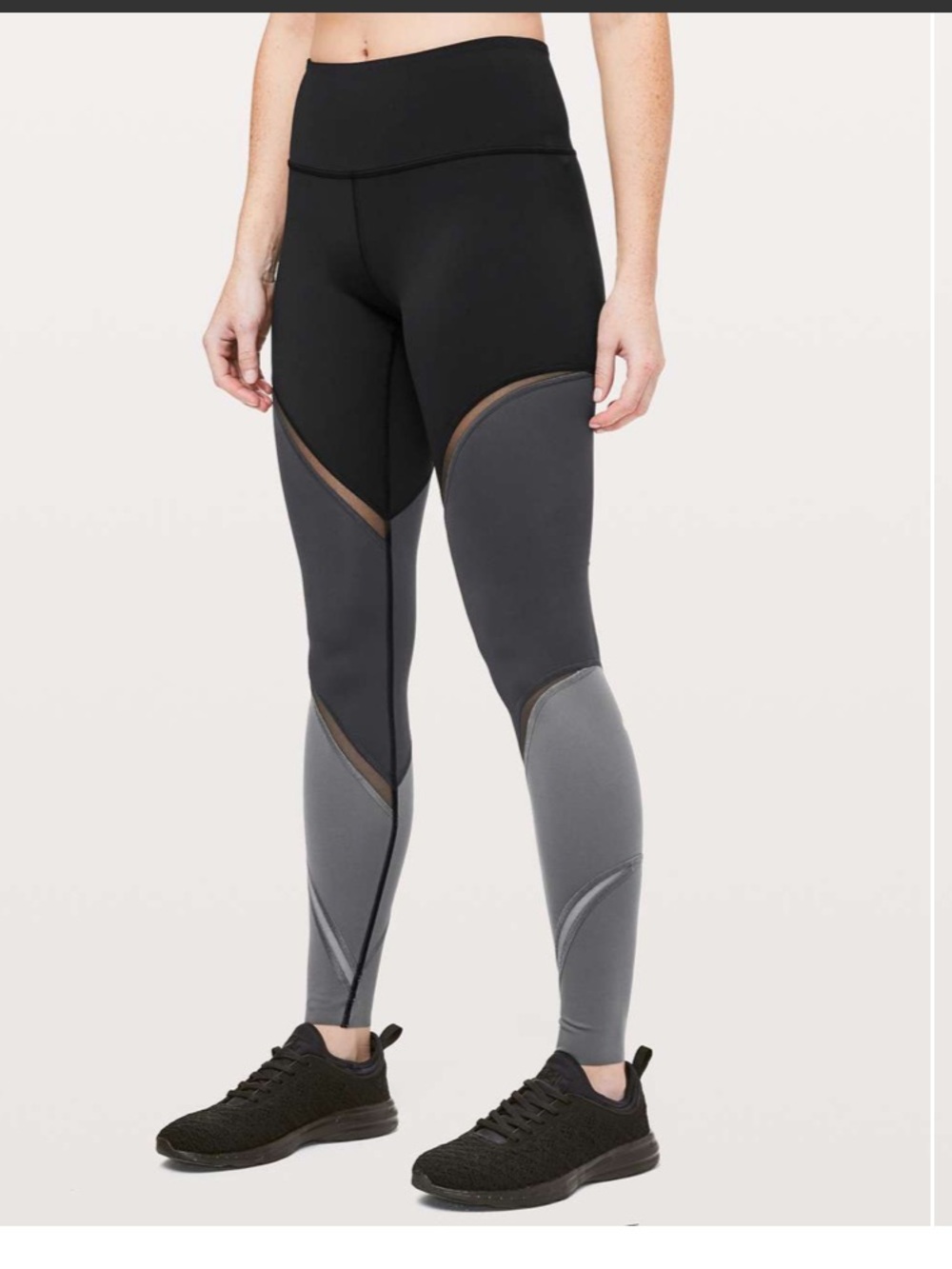 Lululemon Colour Me Ombre Tight 28” Black/Gray Size 8